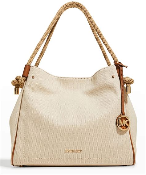 michael kors isla large grab bag natural|MICHAEL Michael Kors Isla Large Grab Bag .